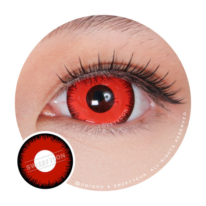 Sweety Mini Sclera Mystic Red (1 lens/pack)-Mini Sclera Contacts-SweetyCon