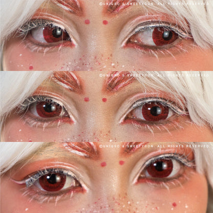 Sweety Mini Sclera Red Devil (1 lens/pack)-Mini Sclera Contacts-SweetyCon