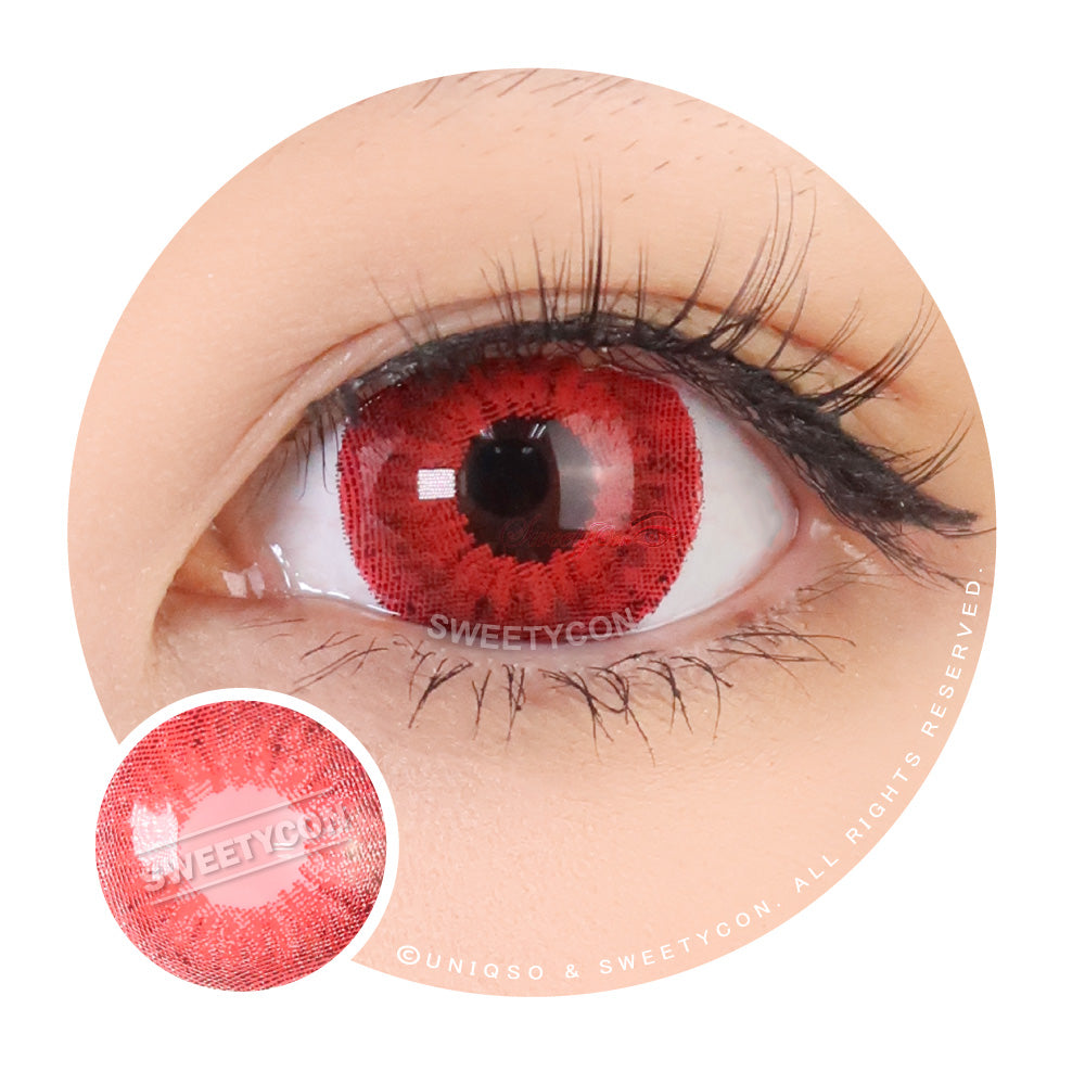 Sweety Mini Sclera Red Devil (1 lens/pack)-Mini Sclera Contacts-SweetyCon