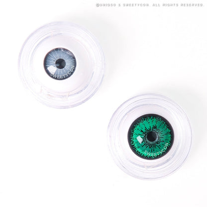 Sweety Mini Sclera Tokyo N Green(1 lens/pack)-Mini Sclera Contacts-SweetyCon