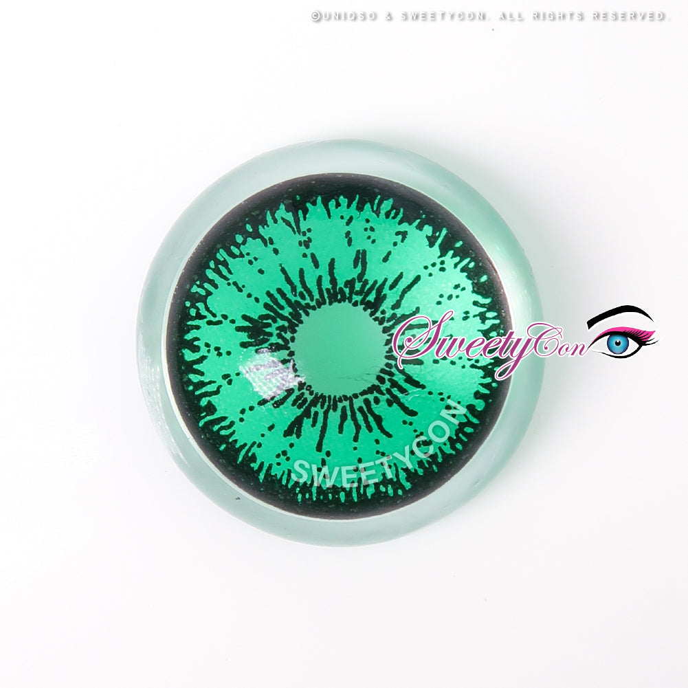 Sweety Mini Sclera Tokyo N Green(1 lens/pack)-Mini Sclera Contacts-SweetyCon