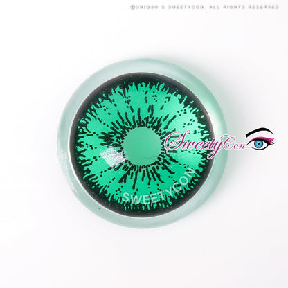 Sweety Mini Sclera Tokyo N Green(1 lens/pack)-Mini Sclera Contacts-SweetyCon