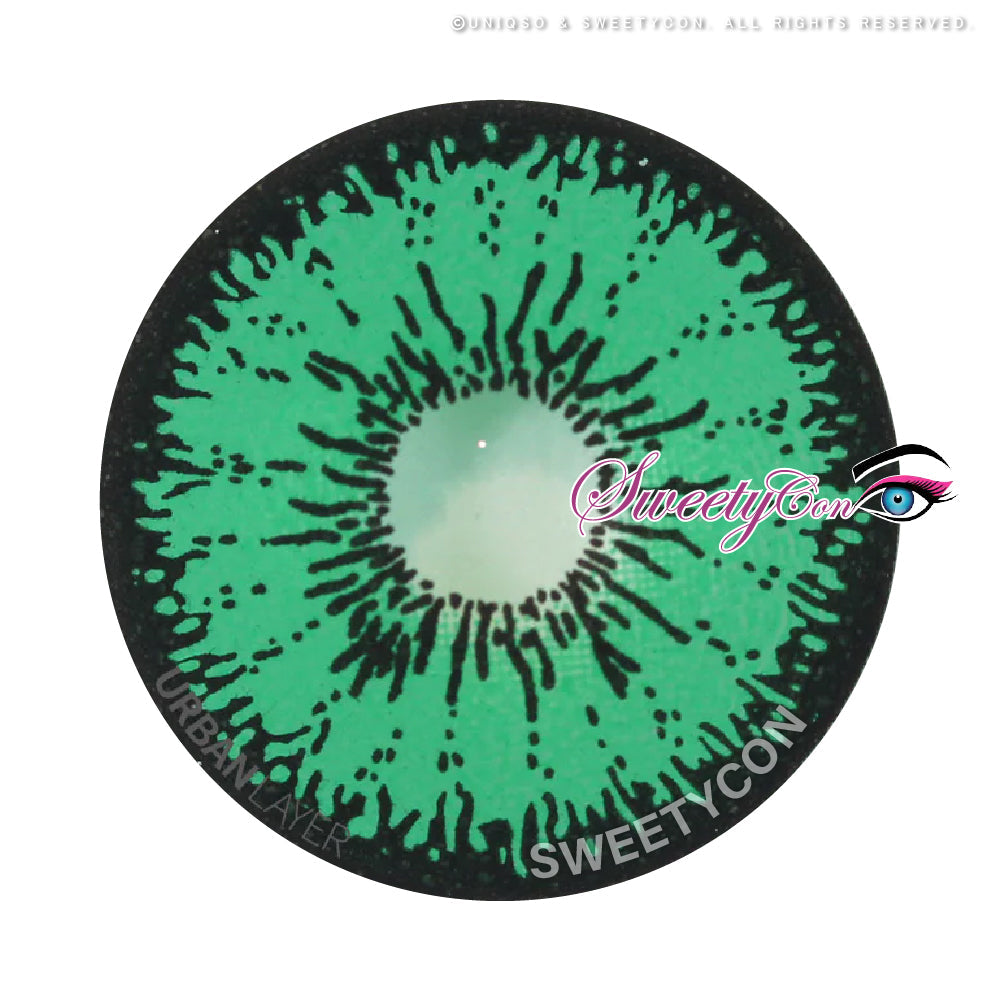 Sweety Mini Sclera Tokyo N Green(1 lens/pack)-Mini Sclera Contacts-SweetyCon