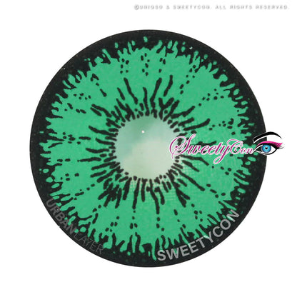 Sweety Mini Sclera Tokyo N Green(1 lens/pack)-Mini Sclera Contacts-SweetyCon
