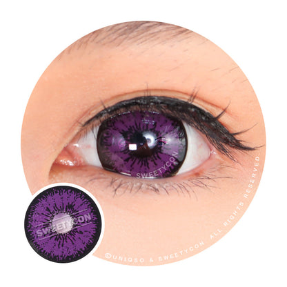 Sweety Mini Sclera Tokyo N Violet(1 lens/pack)-Mini Sclera Contacts-SweetyCon