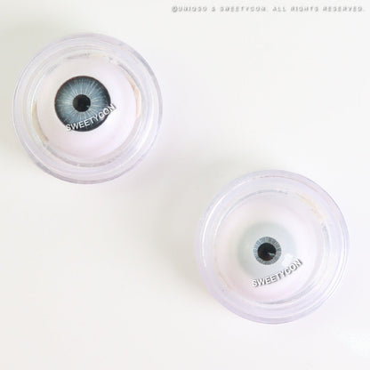 Sweety Mini Sclera UV Glow White (1 lens/pack)-Mini Sclera Contacts-SweetyCon