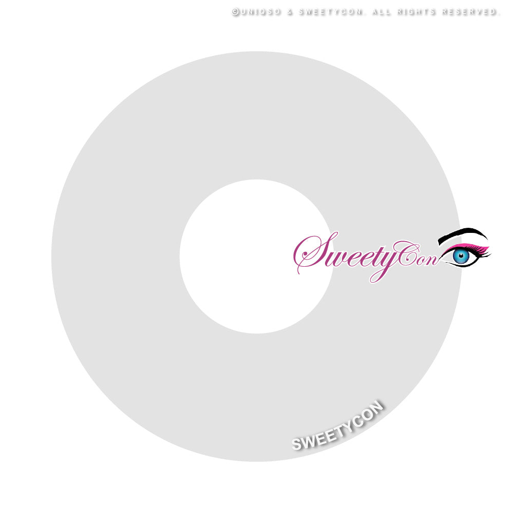 Sweety Mini Sclera UV Glow White (1 lens/pack)-Mini Sclera Contacts-SweetyCon