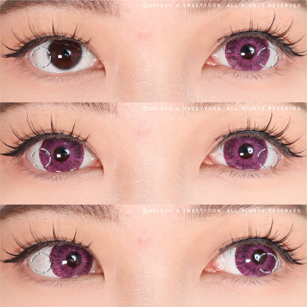 Sweety Mini Sclera Violet Devil (1 lens/pack)-Mini Sclera Contacts-SweetyCon