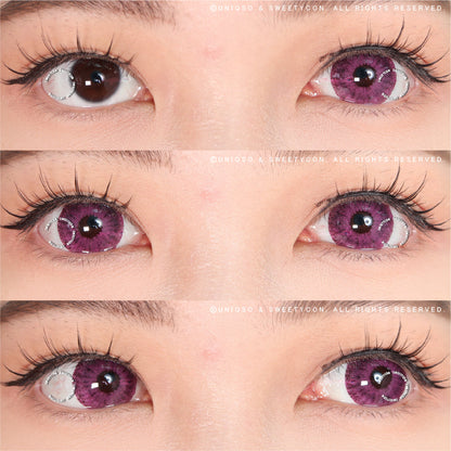 Sweety Mini Sclera Violet Devil (1 lens/pack)-Mini Sclera Contacts-SweetyCon