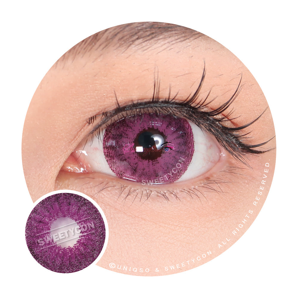 Sweety Mini Sclera Violet Devil (1 lens/pack)-Mini Sclera Contacts-SweetyCon