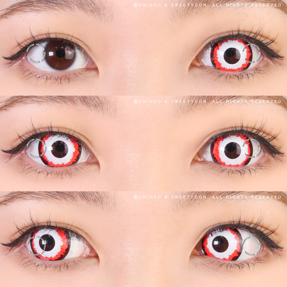 Sweety Mini Sclera White Monster (1 lens/pack)-Mini Sclera Contacts-SweetyCon