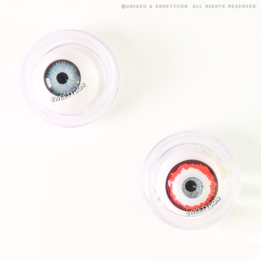 Sweety Mini Sclera White Monster (1 lens/pack)-Mini Sclera Contacts-SweetyCon