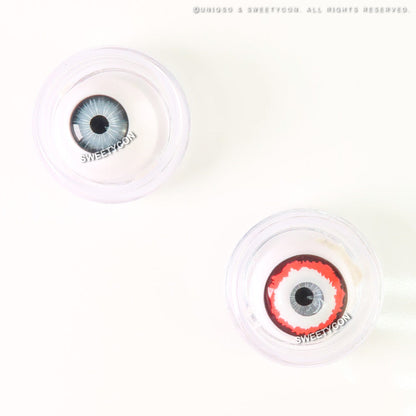 Sweety Mini Sclera White Monster (1 lens/pack)-Mini Sclera Contacts-SweetyCon