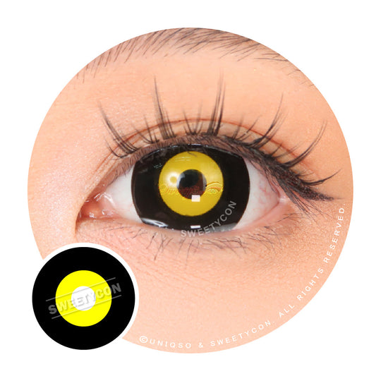 Sweety Mini Sclera Yellow Ghoul (1 lens/pack)