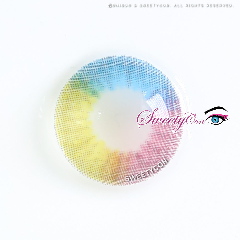 Sweety Multil Rainbow (1 lens/pack)-Colored Contacts-SweetyCon