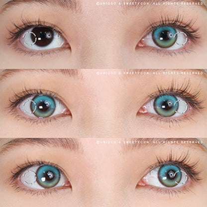 Sweety Neon Green (1 lens/pack)-Colored Contacts-SweetyCon