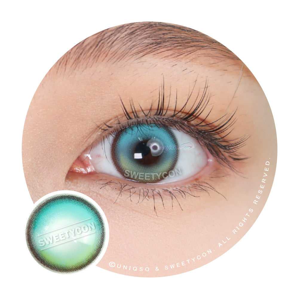 Sweety Neon Green (1 lens/pack)-Colored Contacts-SweetyCon