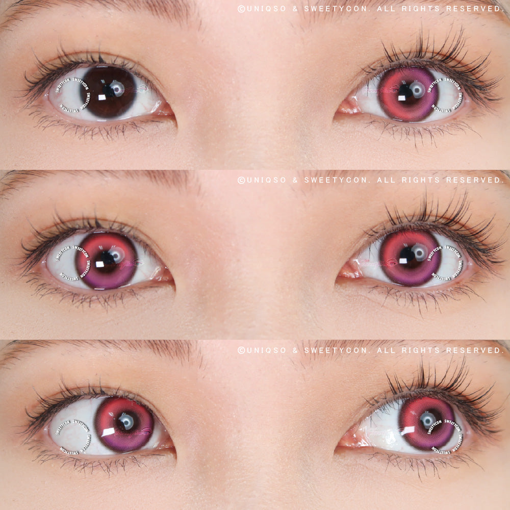 Sweety Neon Pink (1 lens/pack)-Colored Contacts-SweetyCon