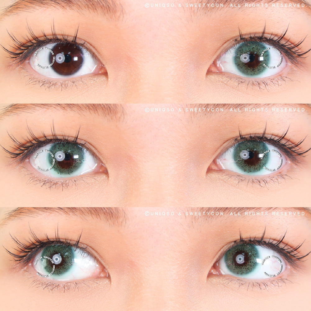 Sweety Ocean Blue Green (1 lens/pack)-Colored Contacts-SweetyCon