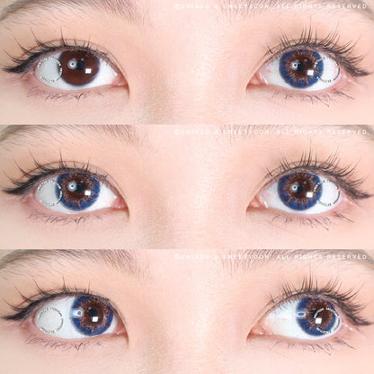 Sweety Ocean Blue Hazel (1 lens/pack)-Colored Contacts-SweetyCon