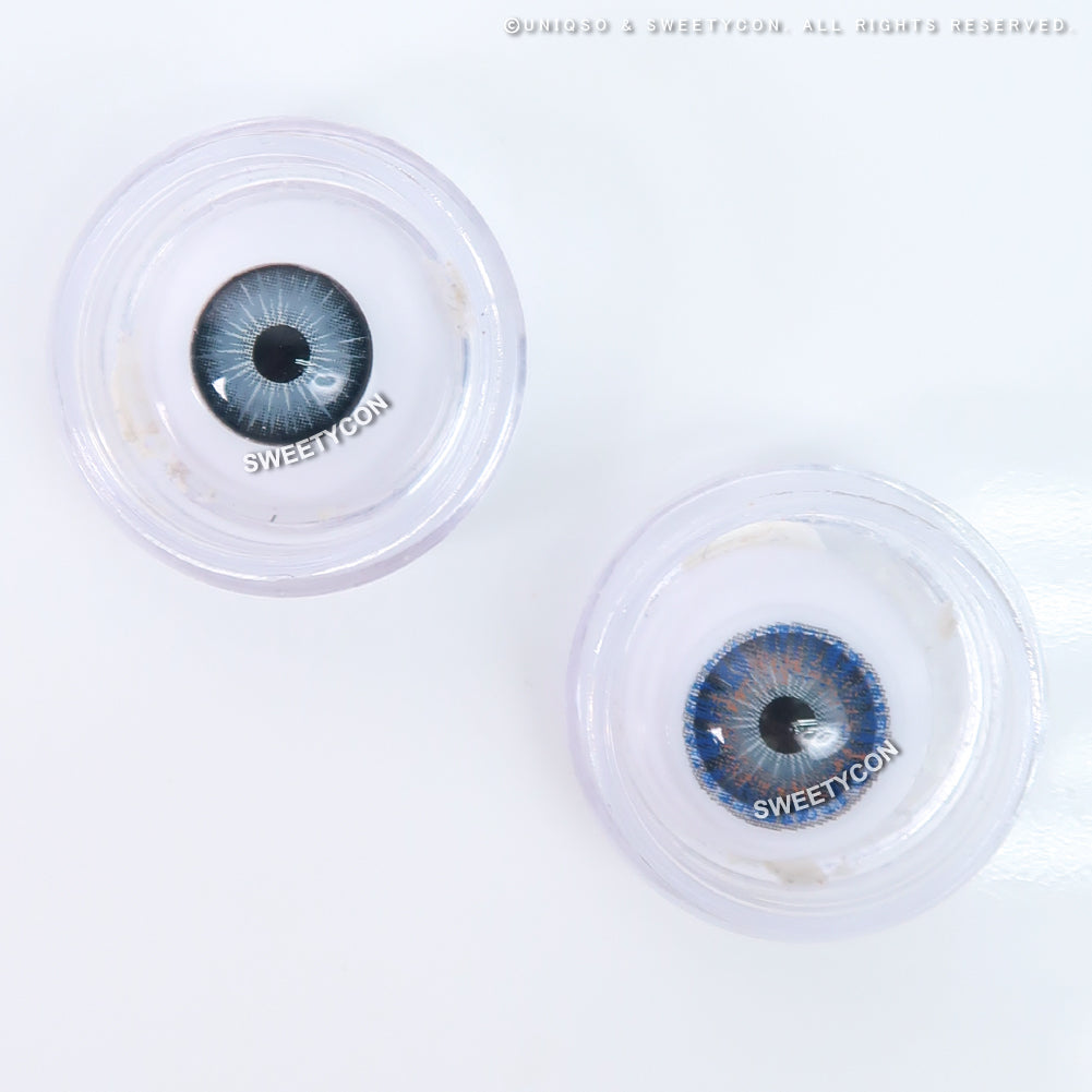Sweety Ocean Blue Hazel (1 lens/pack)-Colored Contacts-SweetyCon