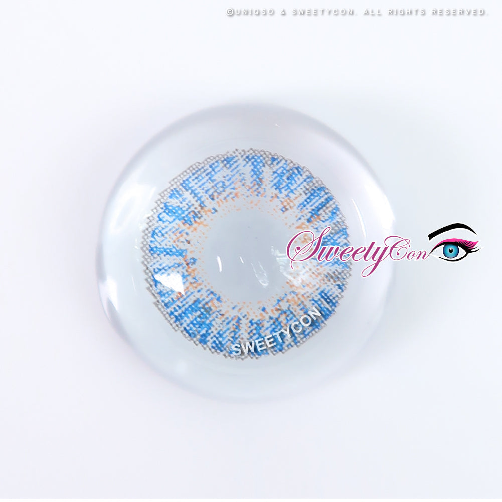 Sweety Ocean Blue Hazel (1 lens/pack)-Colored Contacts-SweetyCon