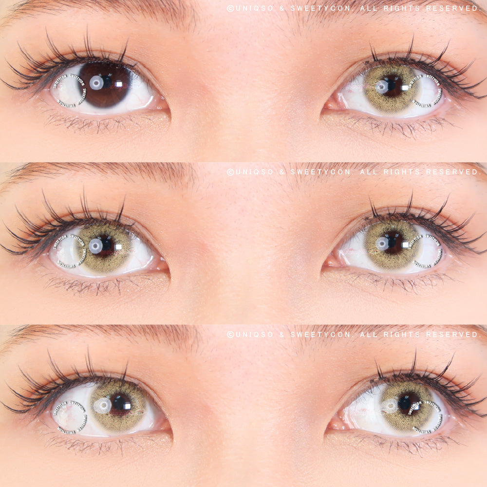 Sweety Ocean Brown (1 lens/pack)-Colored Contacts-SweetyCon