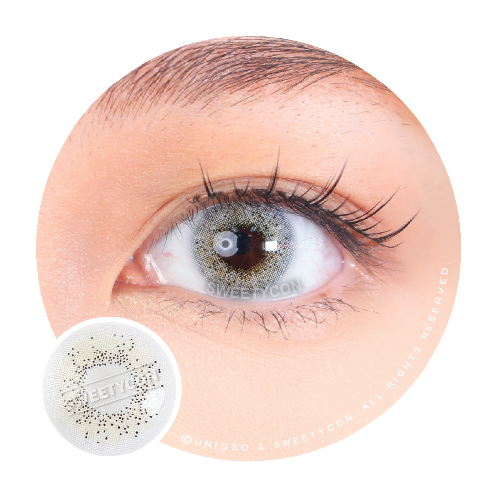 Sweety Ocean Cyan Grey (1 lens/pack)-Colored Contacts-SweetyCon