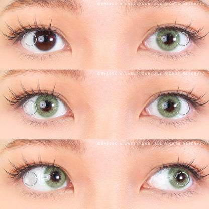 Sweety Ocean Green (1 lens/pack)-Colored Contacts-SweetyCon