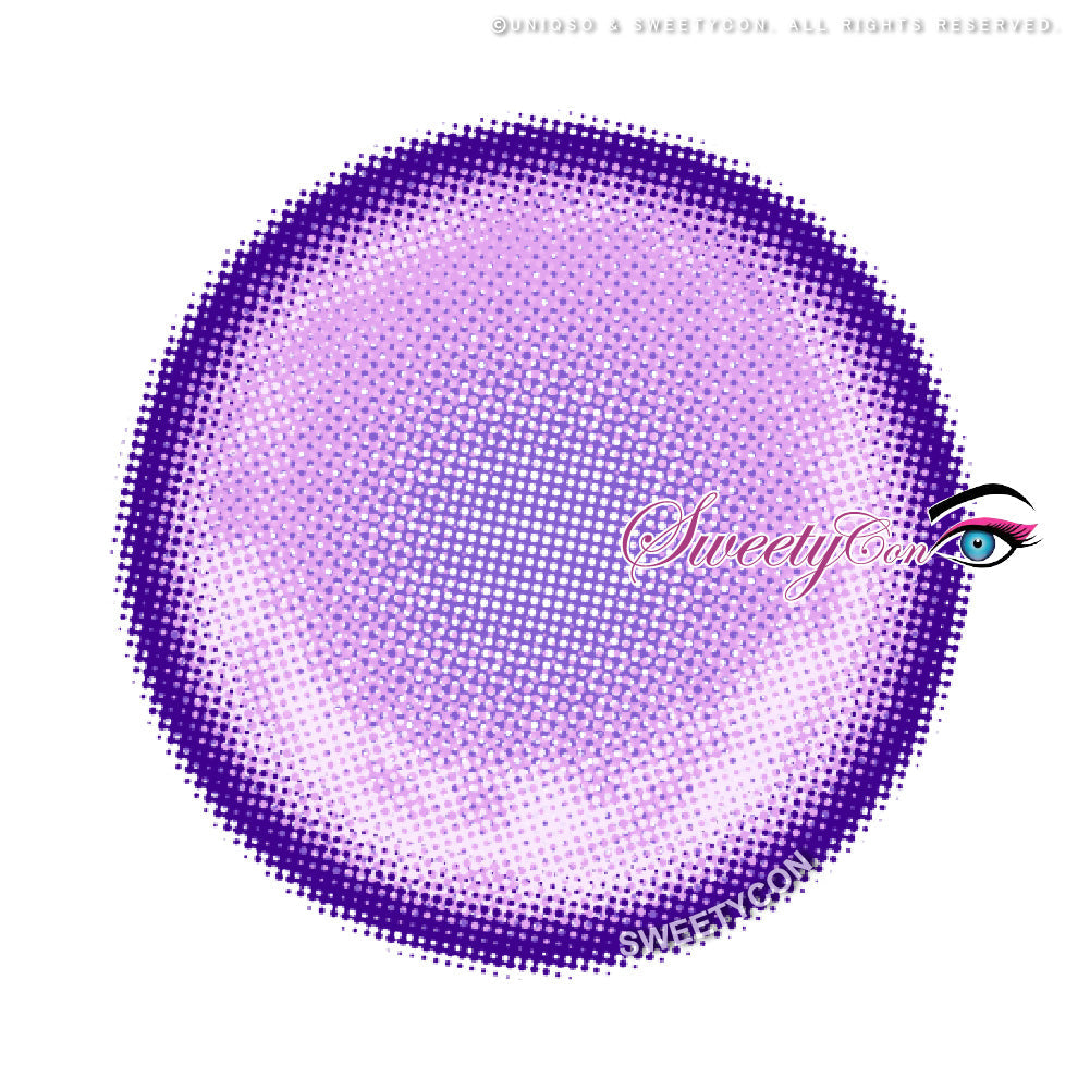 Sweety Paradise Violet (1 lens/pack)-Colored Contacts-SweetyCon