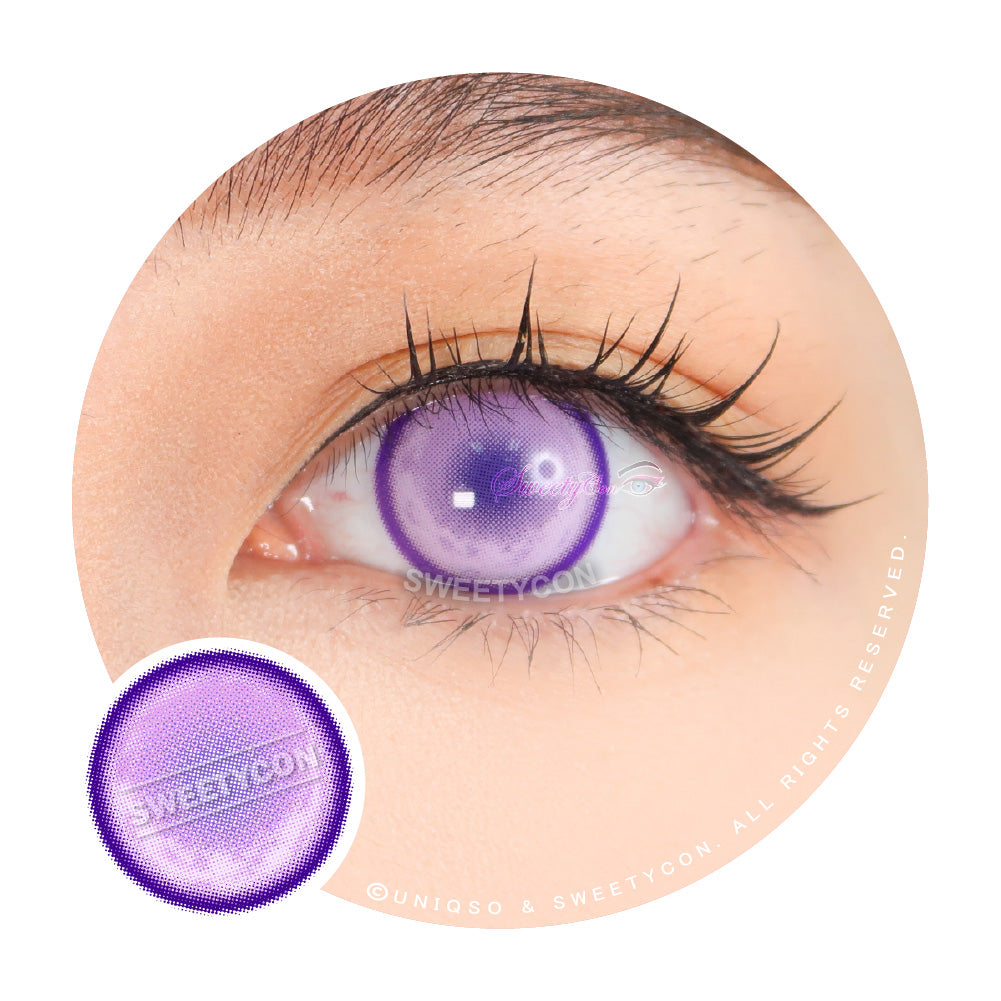 Sweety Paradise Violet (1 lens/pack)-Colored Contacts-SweetyCon