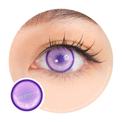Sweety Paradise Violet (1 lens/pack)-Colored Contacts-SweetyCon