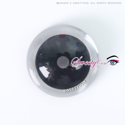 Sweety Pearl Black (Reduced Pupil) (1 lens/pack)-Colored Contacts-SweetyCon