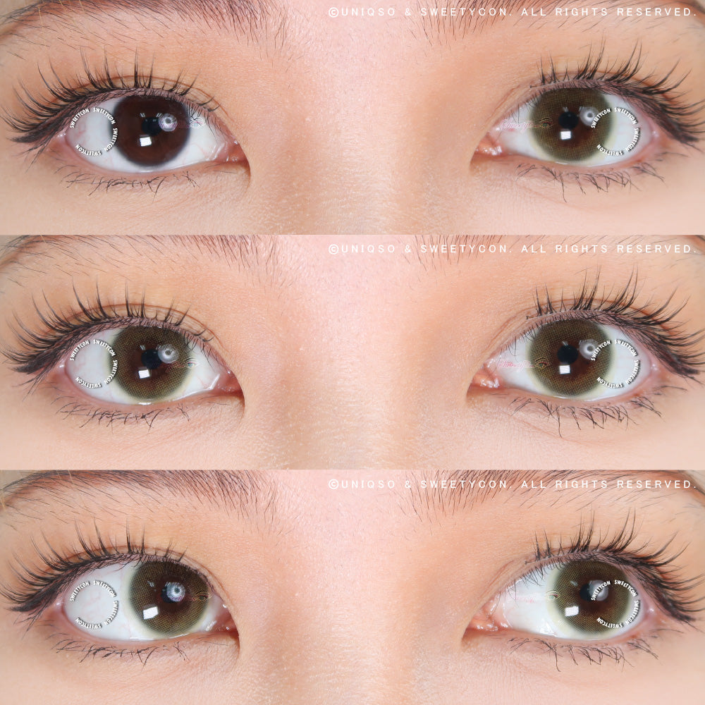 Sweety Polar Lights Yellow Green (1 lens/pack)-Colored Contacts-SweetyCon