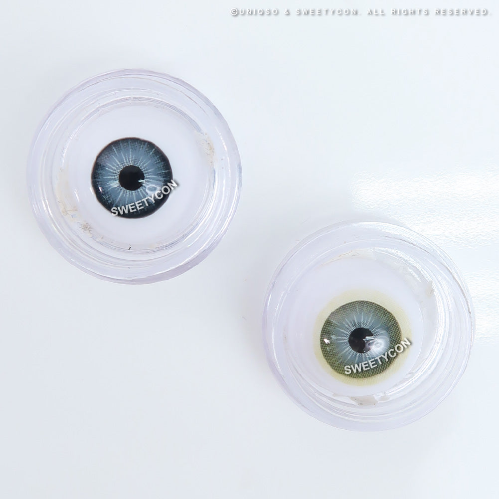 Sweety Polar Lights Yellow Green (1 lens/pack)-Colored Contacts-SweetyCon