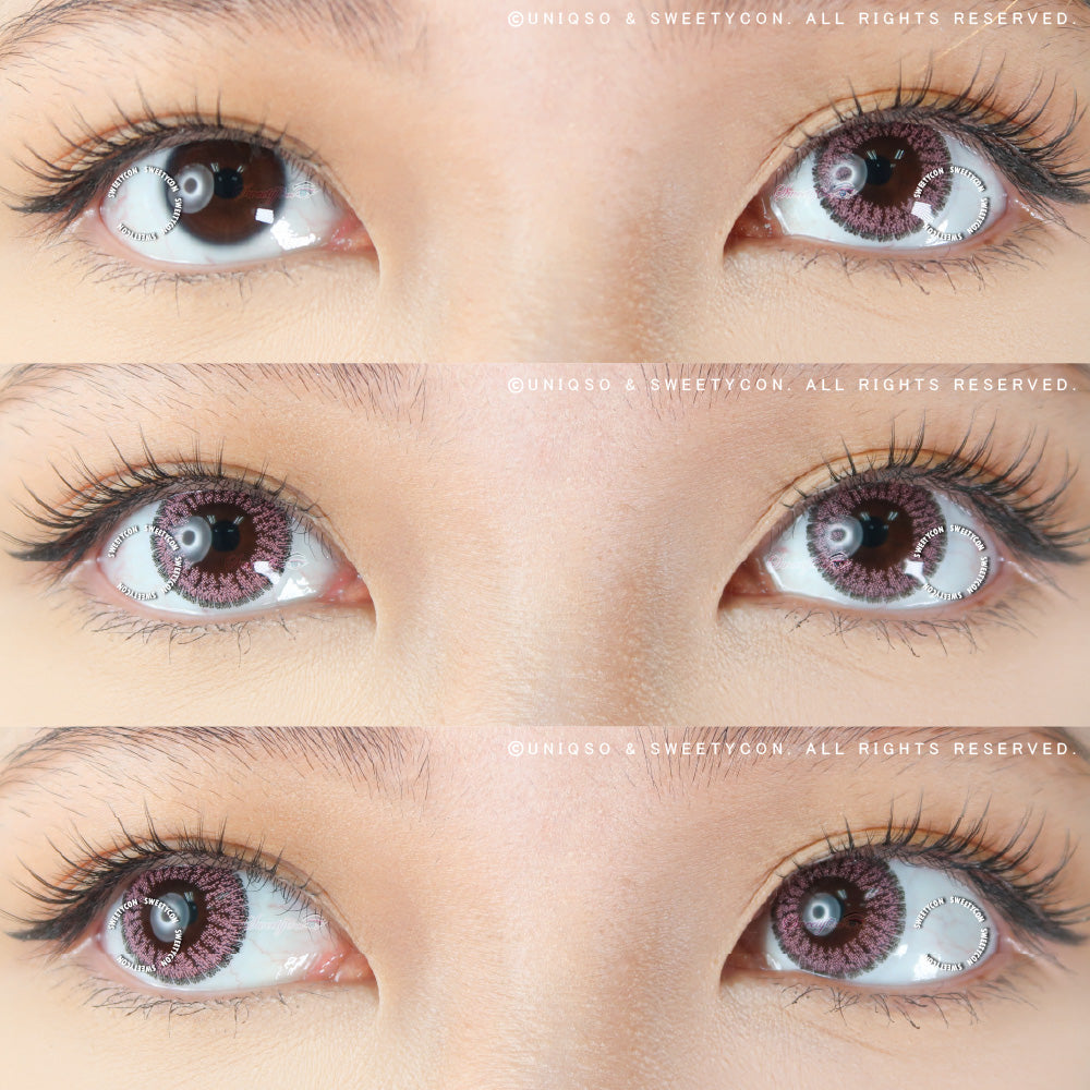 Sweety Pomelo Pink (1 lens/pack)-Colored Contacts-SweetyCon