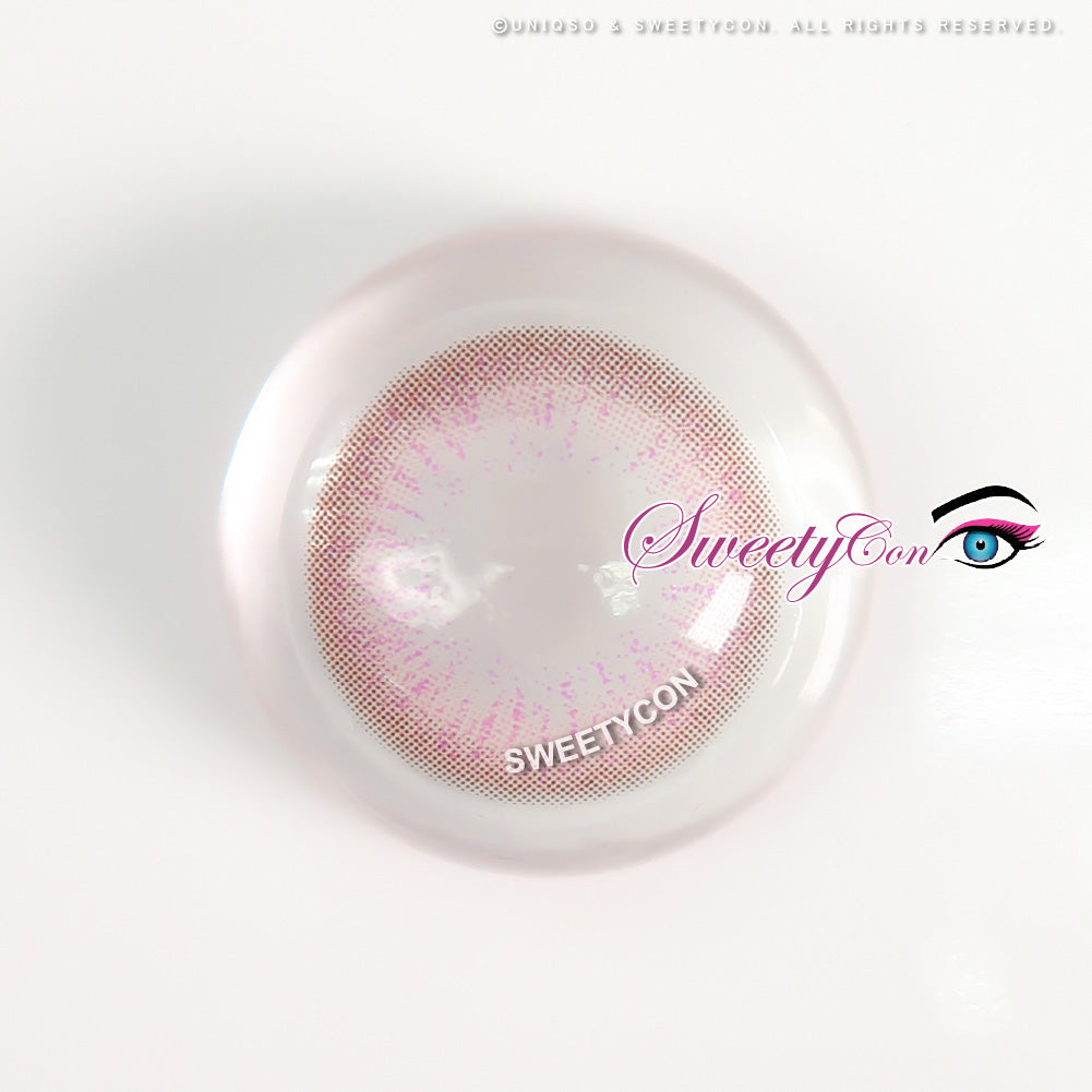 Sweety Pomelo Pink (1 lens/pack)-Colored Contacts-SweetyCon