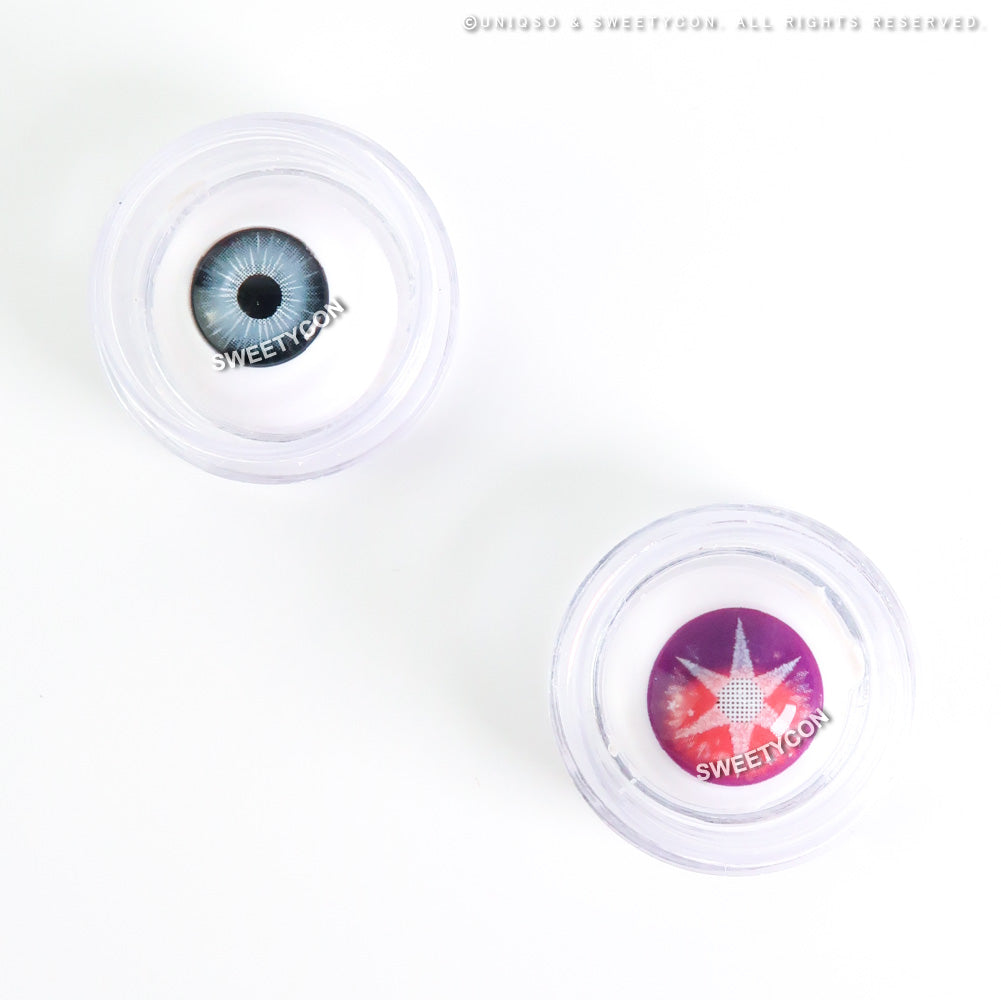 Sweety Pop Star Violet (1 lens/pack)-Colored Contacts-SweetyCon