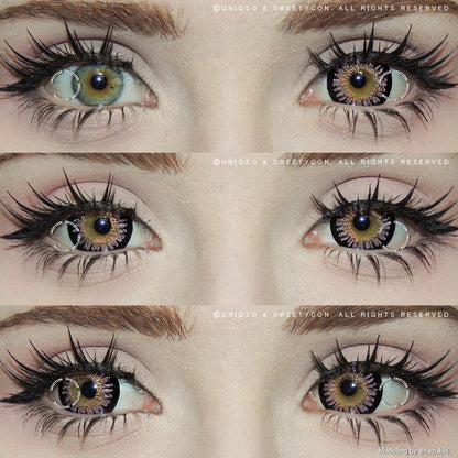 Sweety Princess Mimina Pink (1 lens/pack)-Colored Contacts-SweetyCon