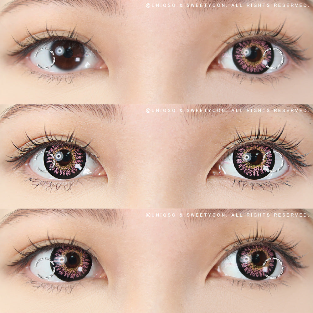 Sweety Princess Mimina Pink (1 lens/pack)-Colored Contacts-SweetyCon