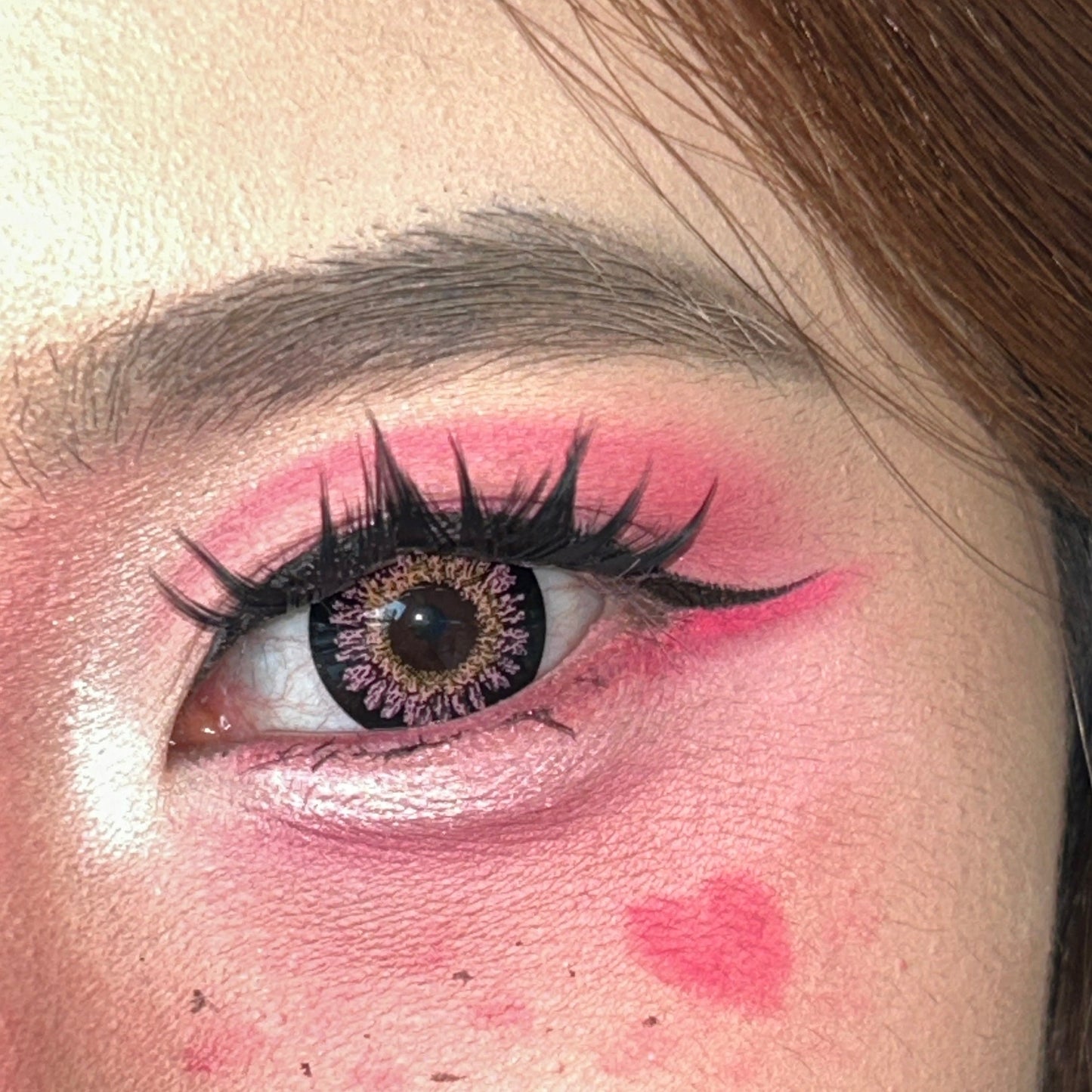 Sweety Princess Mimina Pink (1 lens/pack)-Colored Contacts-SweetyCon