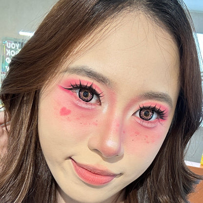 Sweety Princess Mimina Pink (1 lens/pack)-Colored Contacts-SweetyCon
