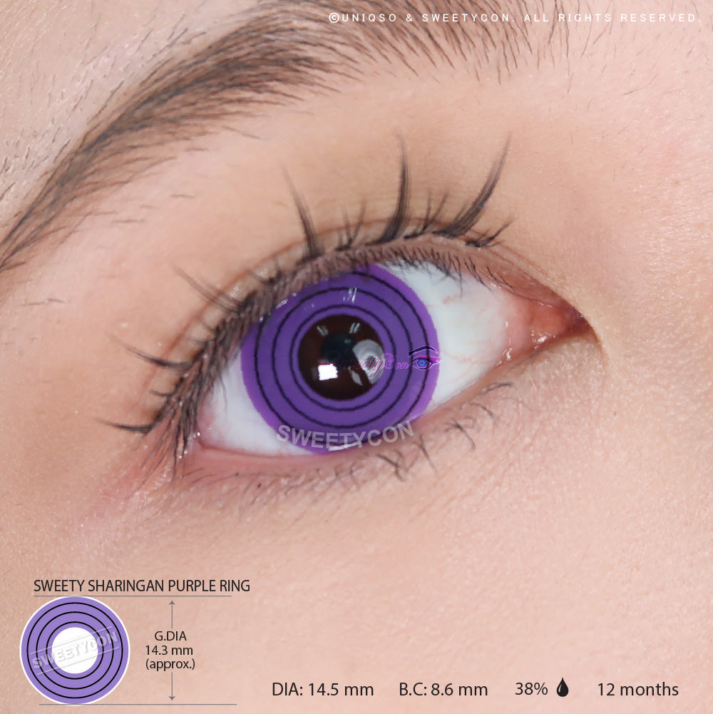 Sweety Purple Rings/ Colossus (1 lens/pack)-Colored Contacts-SweetyCon