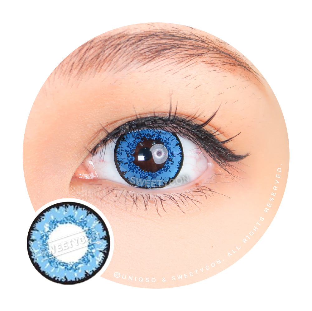 Sweety Queen Dark Blue (1 lens/pack)-Colored Contacts-SweetyCon