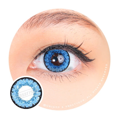 Sweety Queen Dark Blue (1 lens/pack)-Colored Contacts-SweetyCon