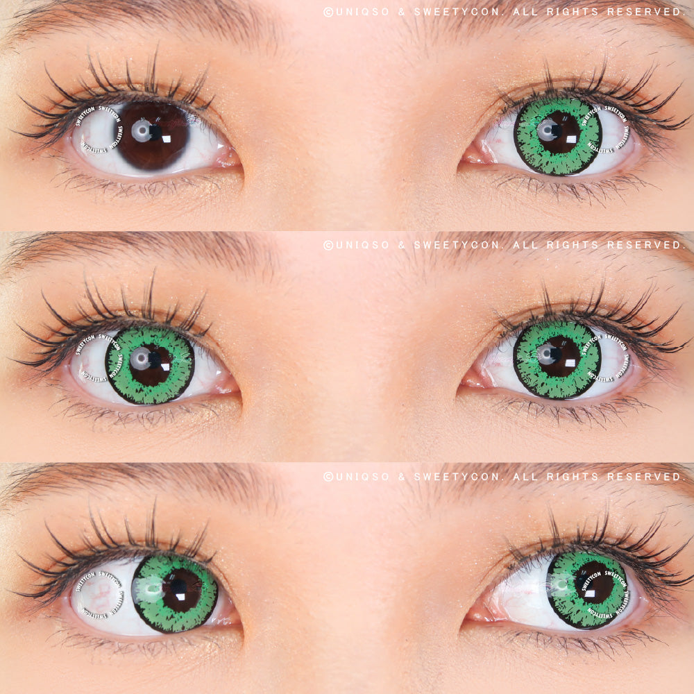 Sweety Queen Light Green (1 lens/pack)-Colored Contacts-SweetyCon