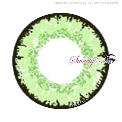 Sweety Queen Light Green (1 lens/pack)-Colored Contacts-SweetyCon