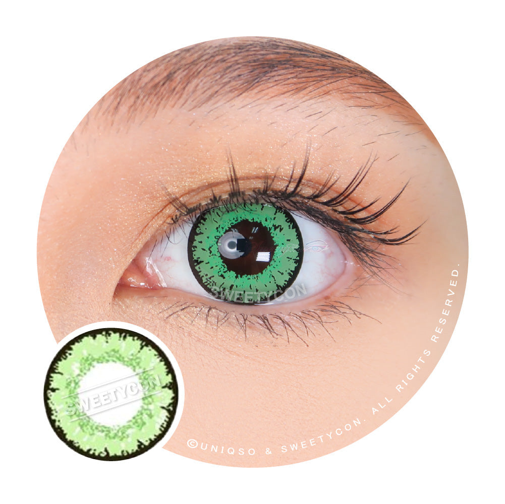 Sweety Queen Light Green (1 lens/pack)-Colored Contacts-SweetyCon