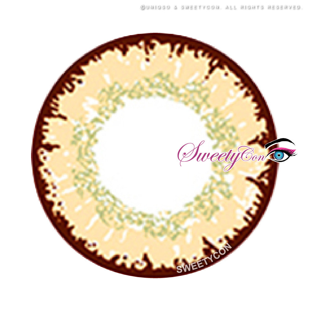 Sweety Queen Pearl Yellow (1 lens/pack)-Colored Contacts-SweetyCon