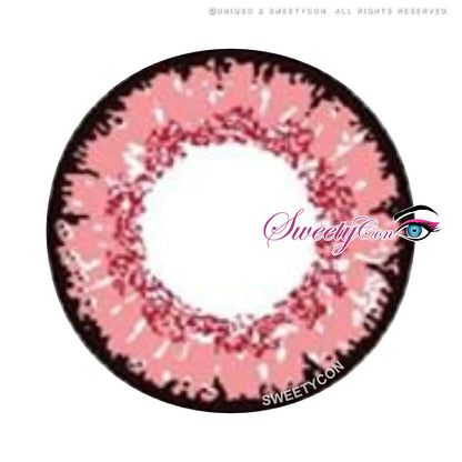 Sweety Queen Pink Violet (1 lens/pack)-Colored Contacts-SweetyCon
